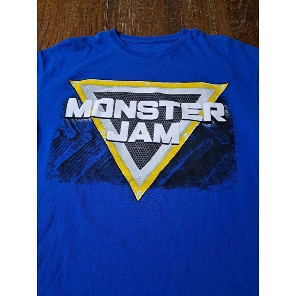 Vintage Monster Jam Short Sleeve Crew Neck Pullover Tee Tshirt Monster Truck - Picture 2 of 4